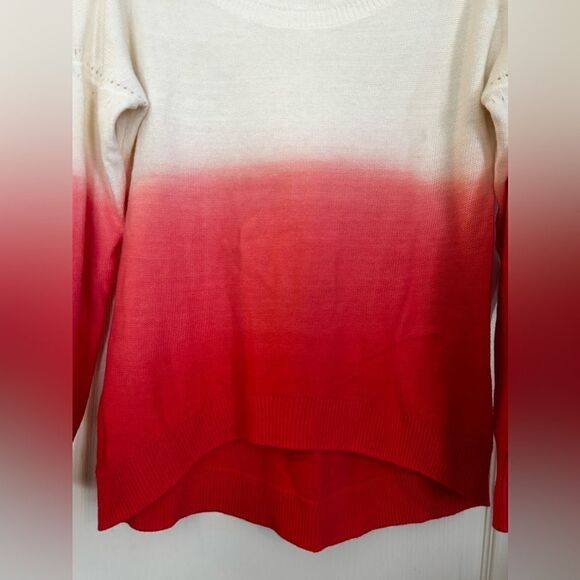 Pink Victoria secret off the shoulder sweater ombre pink women’s medium - Picture 11 of 14